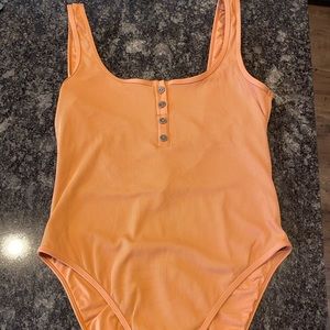 L*Space Button Down Ribbed One Piece